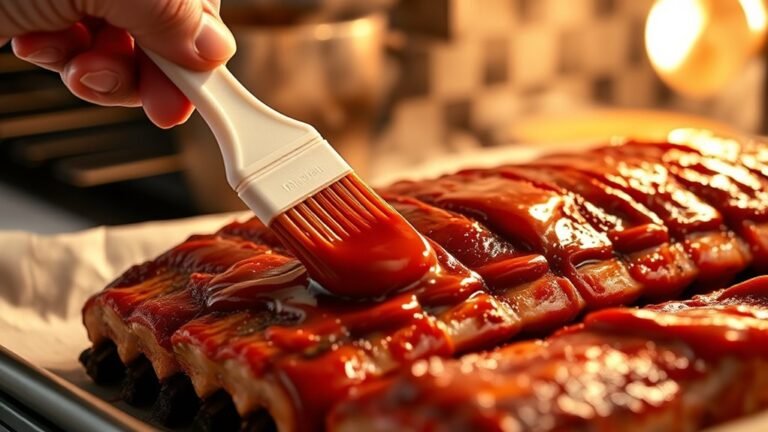 apply sauce during final baking