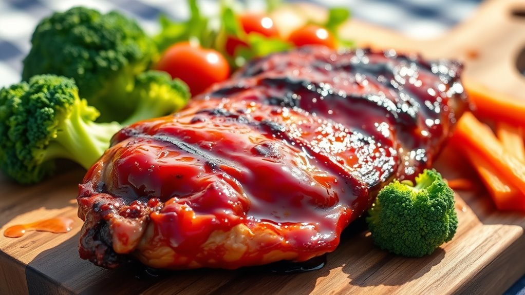 assessing bbq chicken s health