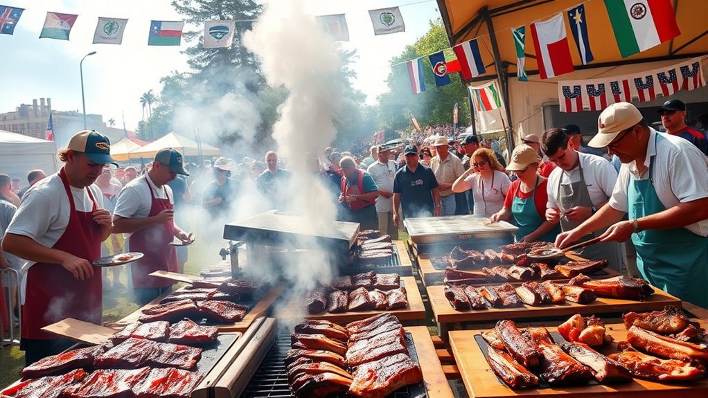 barbecue showdown with live music