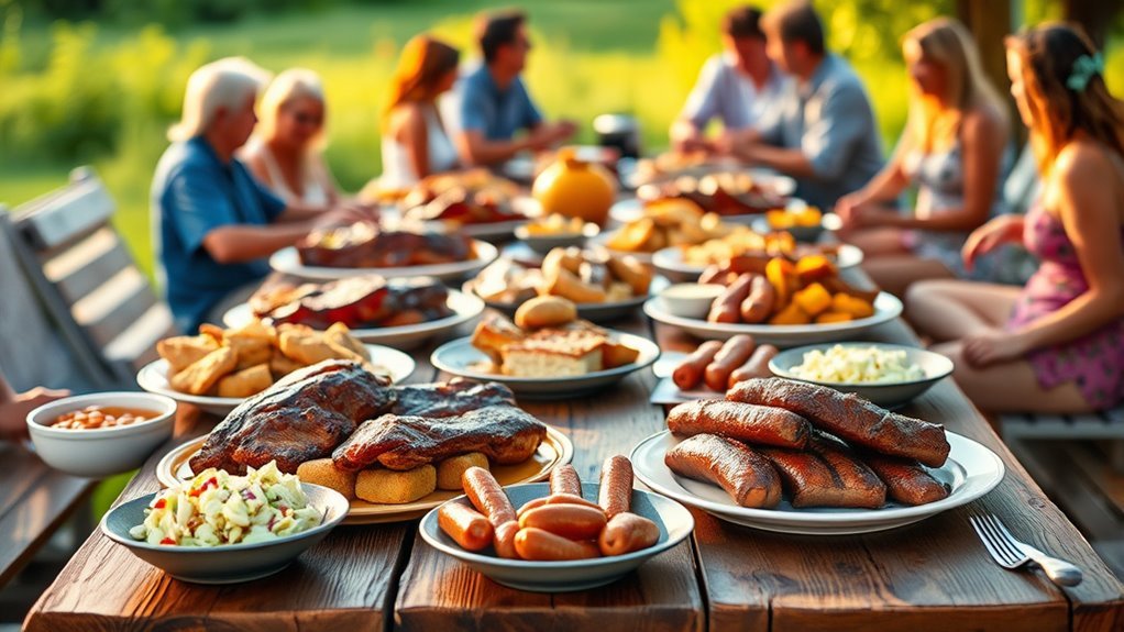bbq portions for ten