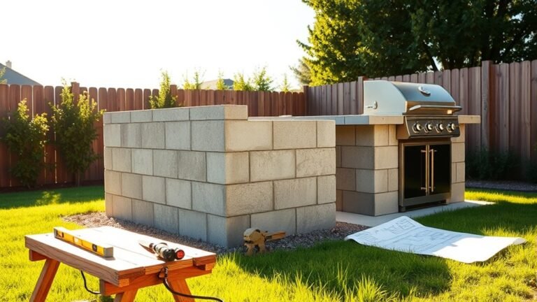 build a block bbq island