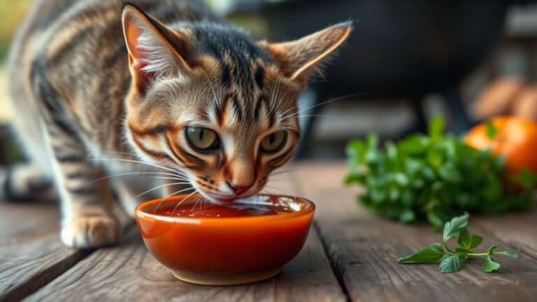 cats and bbq sauce