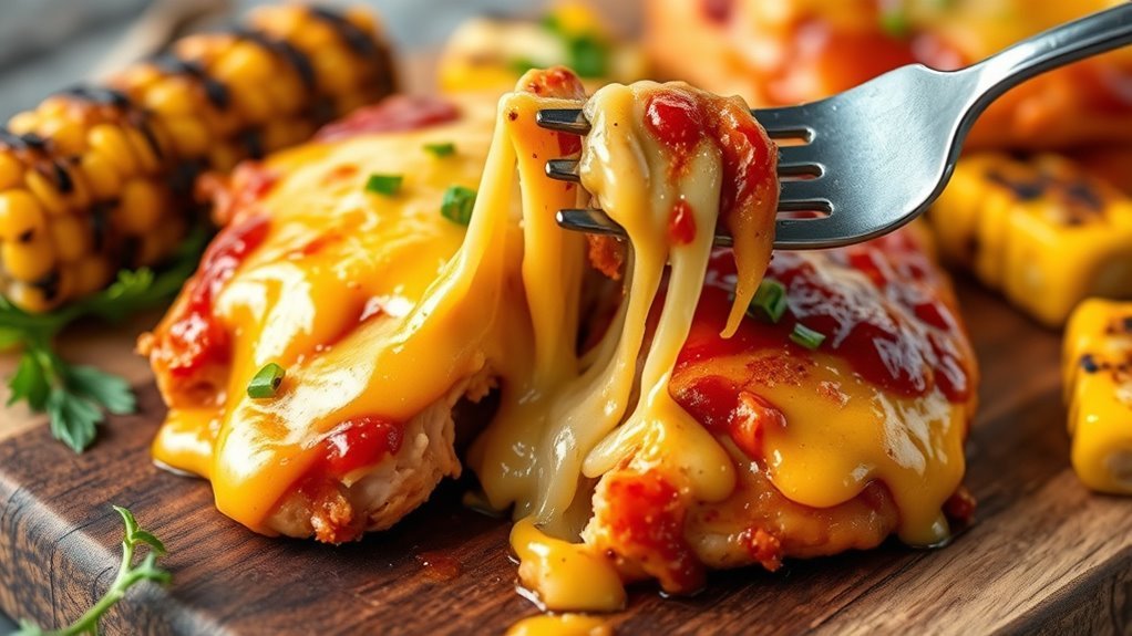 cheesy bbq chicken bake