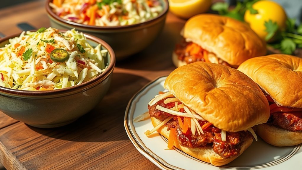 classic spicy colorful coleslaw