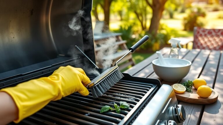 clean grill with simple steps