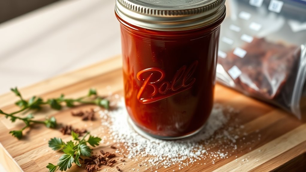 cool portion label freeze