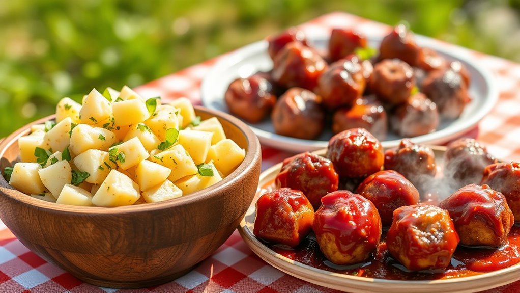 creamy tangy potato salad