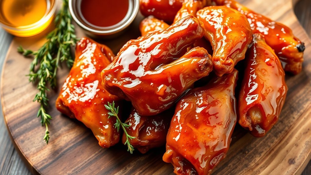 crispy flavorful honey glaze