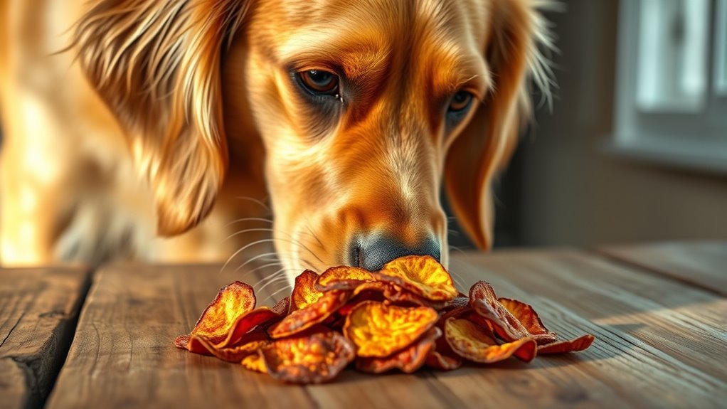 dog safety with bbq chips
