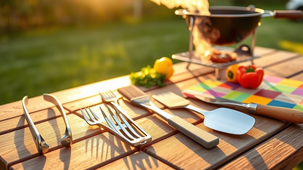 essential grilling utensil set
