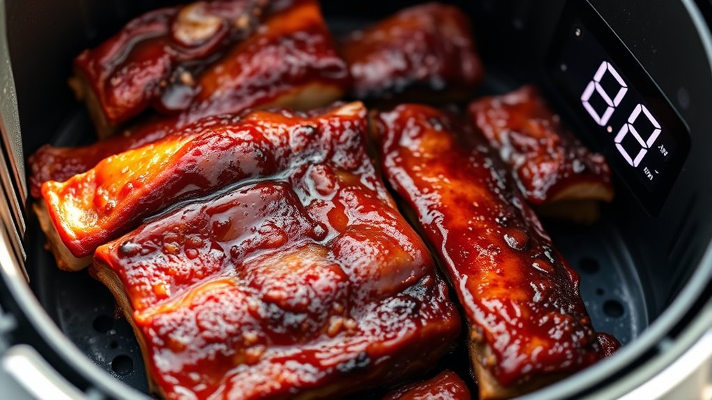 evenly reheat ribs thoroughly