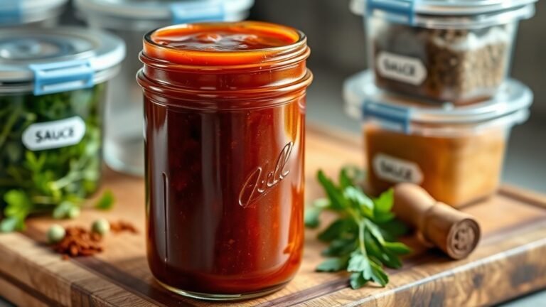freeze bbq sauce properly