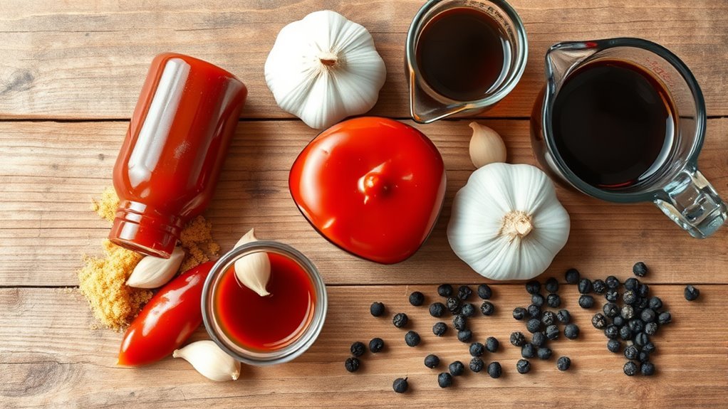 gather ingredients before cooking