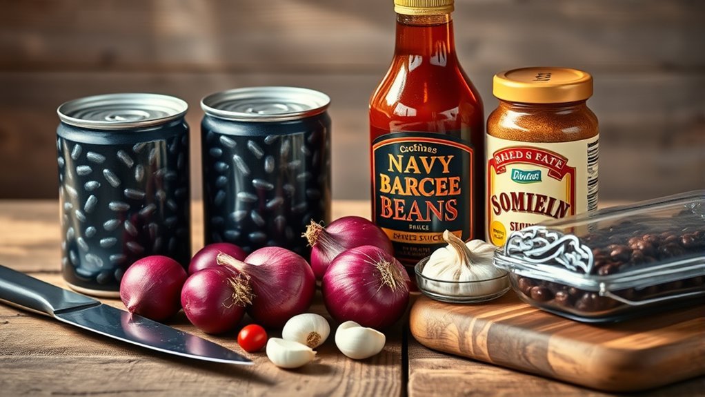 gather ingredients before cooking