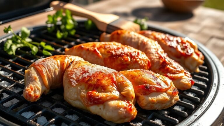 grill frozen chicken safely