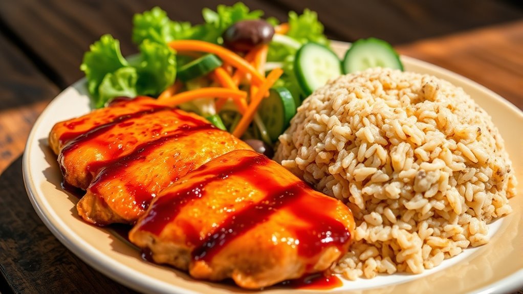 healthy balanced meal choices