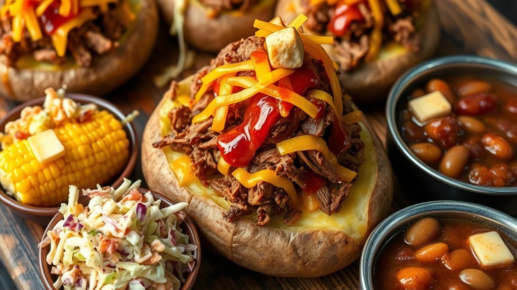 hearty flavorful baked potatoes