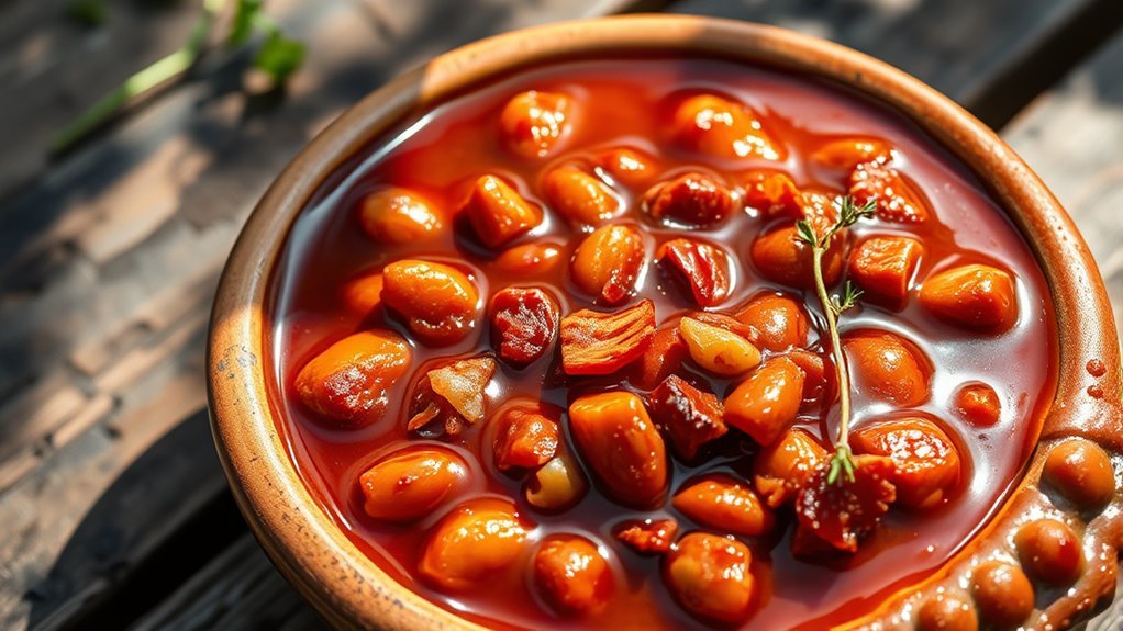 hearty smoky barbecue beans