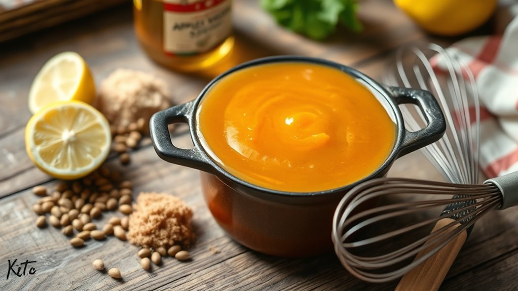homemade tangy mustard sauce