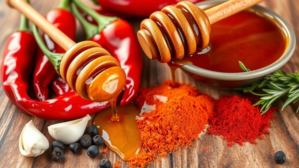 hot peppers dictate spice level