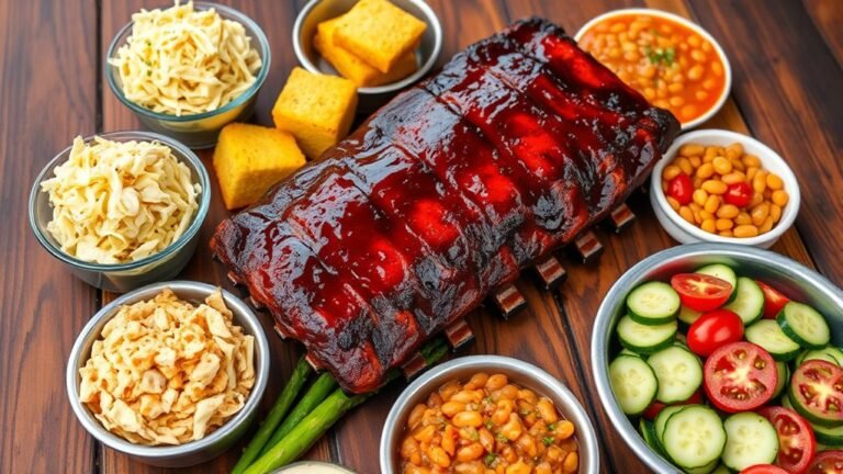 ideal bbq rib sides