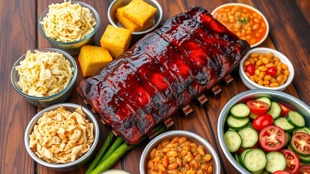ideal bbq rib sides
