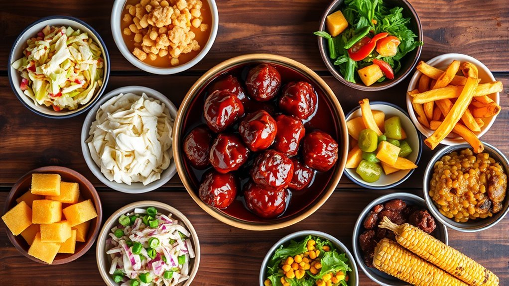 ideal sides for bbq meatballs