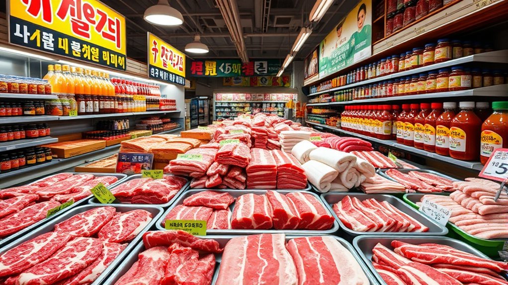 local korean bbq markets