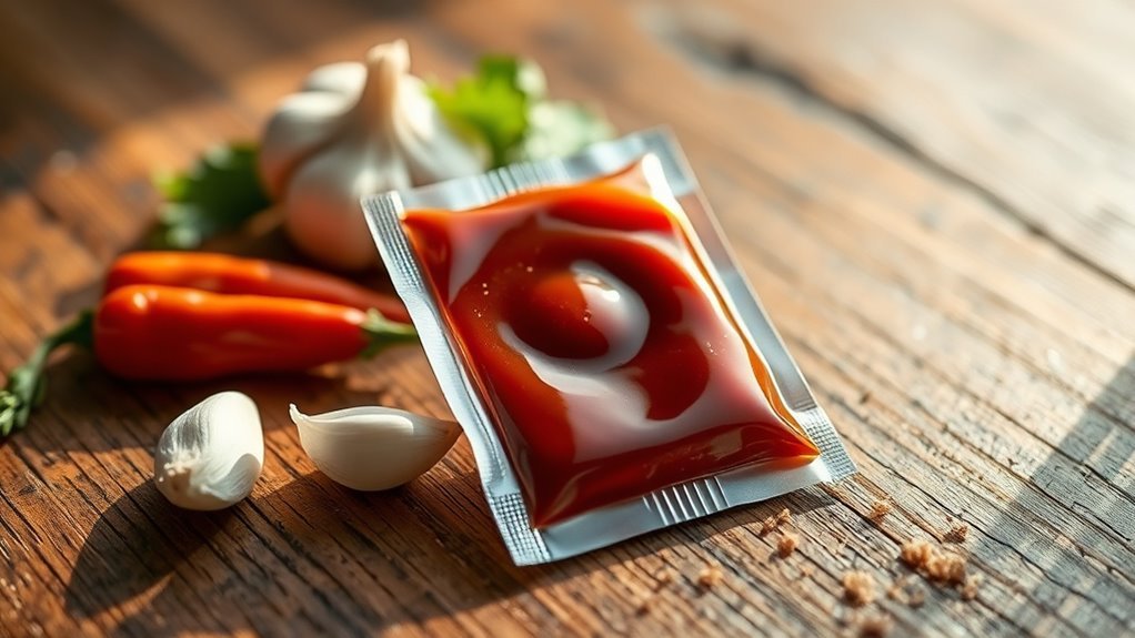 nutritional content of sauce