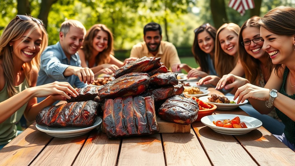 one pound barbecue serves