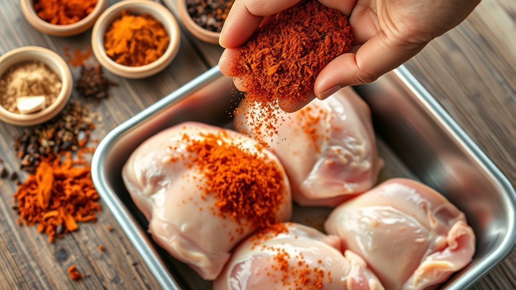 prepare dry brine season chicken