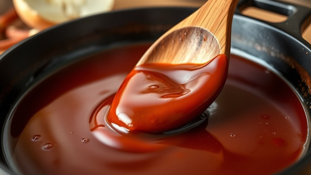 quickly thicken barbecue sauce