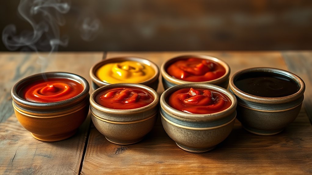 regional barbecue sauce colors