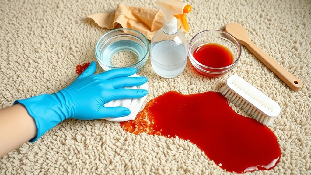 remove bbq sauce stains
