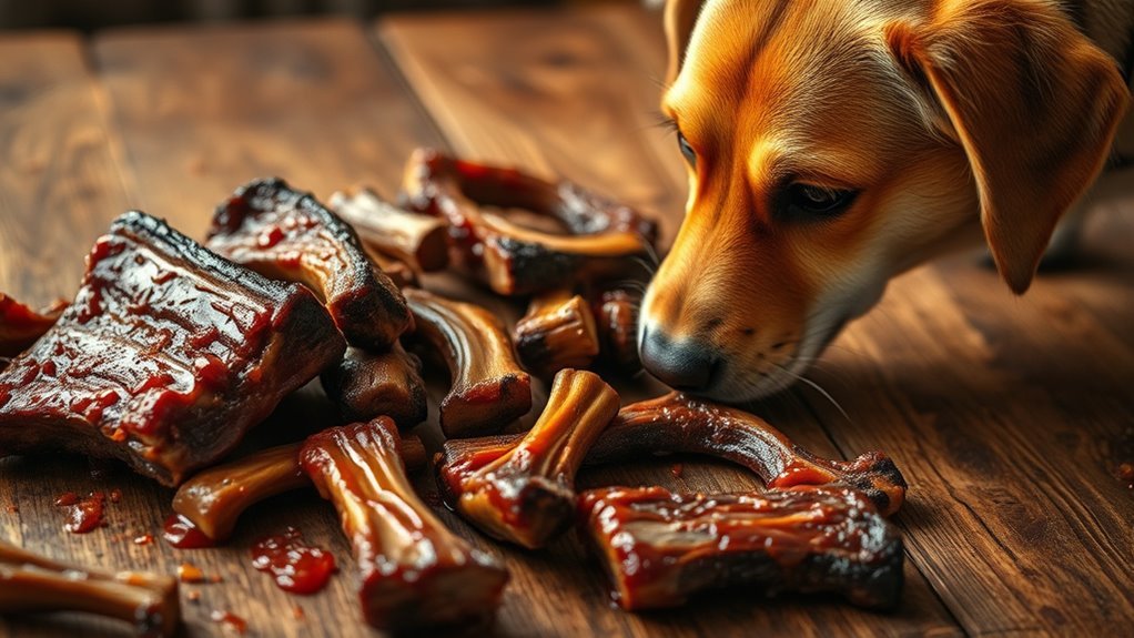risks of feeding bbq bones