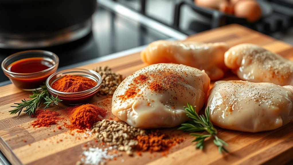 season evenly before cooking
