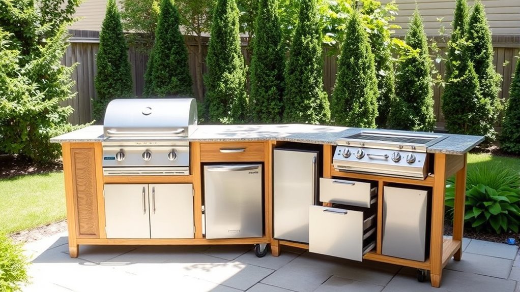 select durable matching outdoor appliances