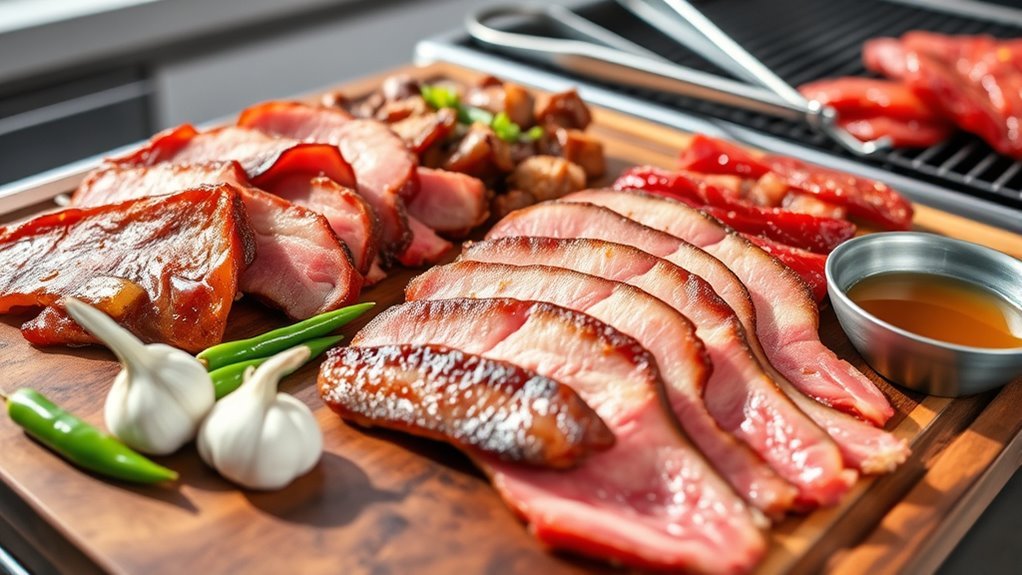 select high quality well marbled meats