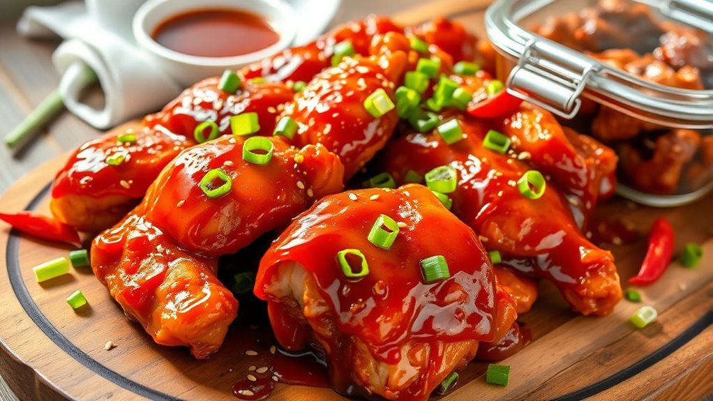 serve store reheat garnish