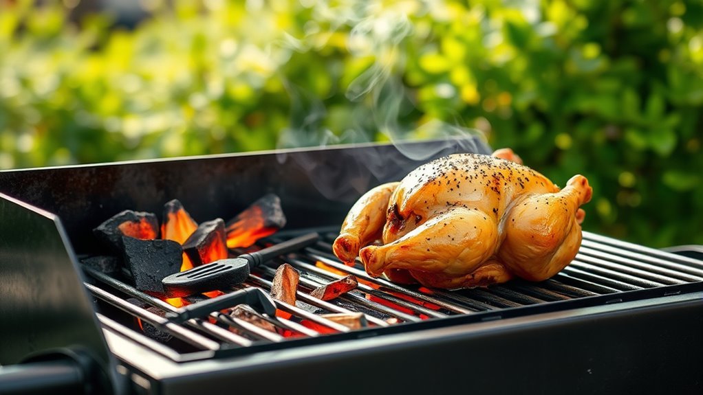 set up grill for indirect cooking