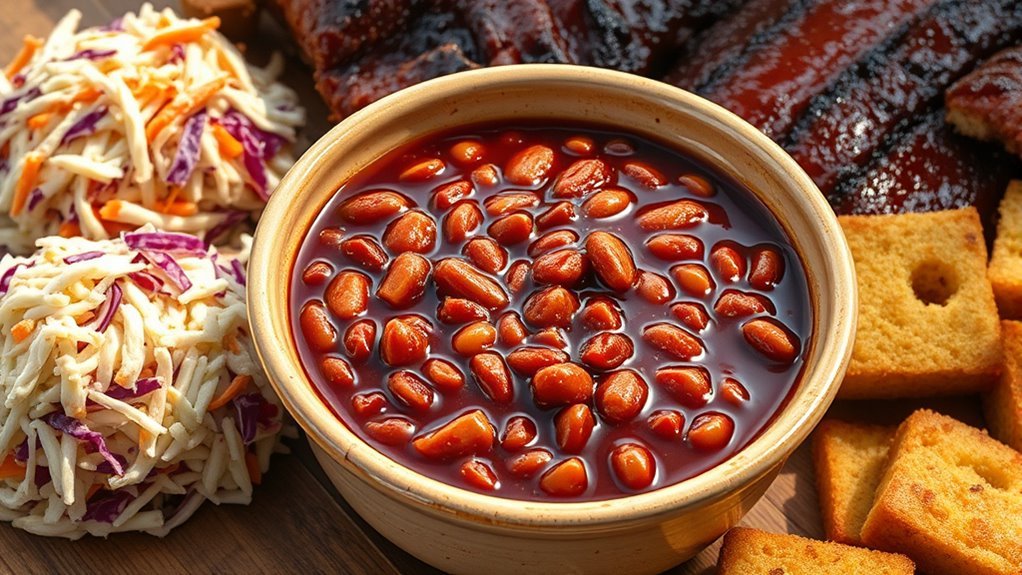 smoky sweet baked beans