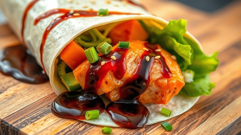 spicy tuna burrito delight