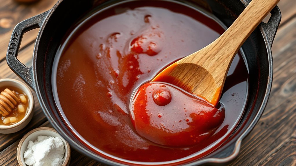 thicken bbq sauce easily