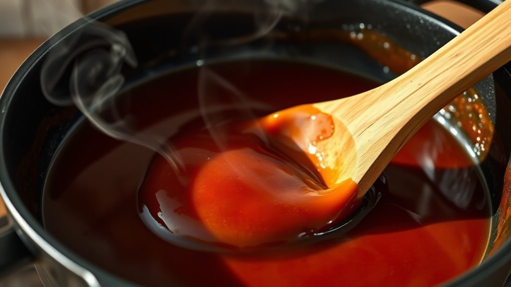 thicken bbq sauce easily