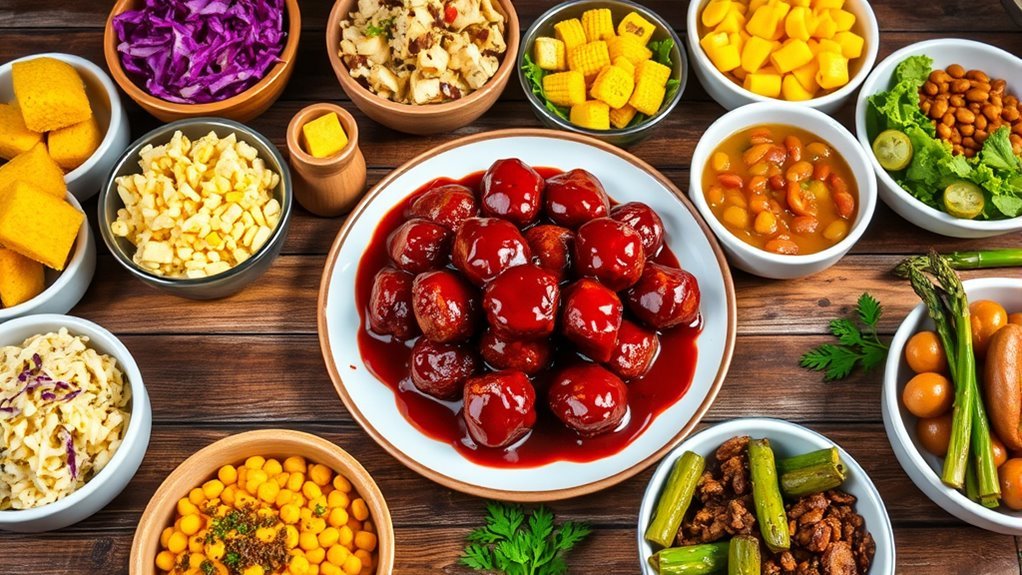 top bbq meatball accompaniments