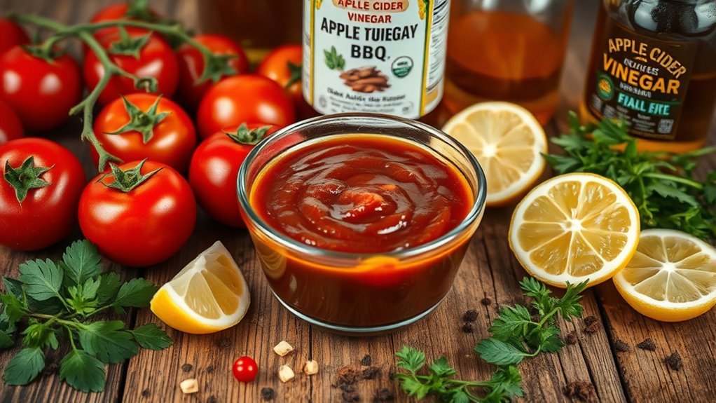 vinegar and fruit acids