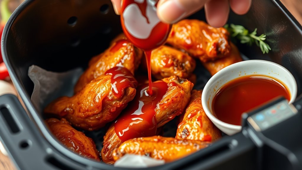 air fryer bbq wing recipe