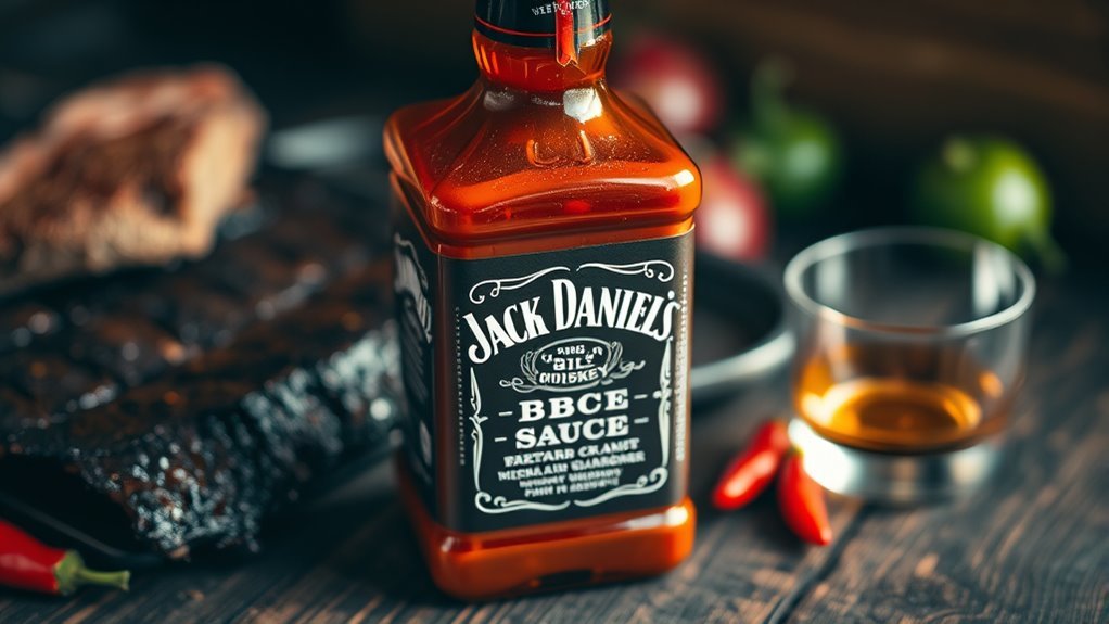 alcohol free whiskey flavored sauce