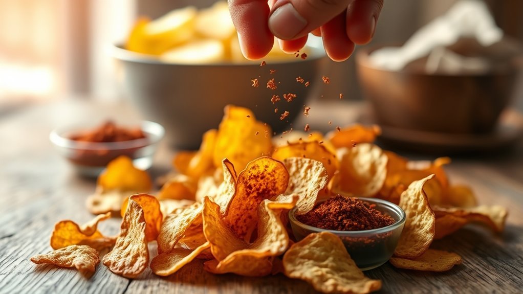 bake crispy bbq chips
