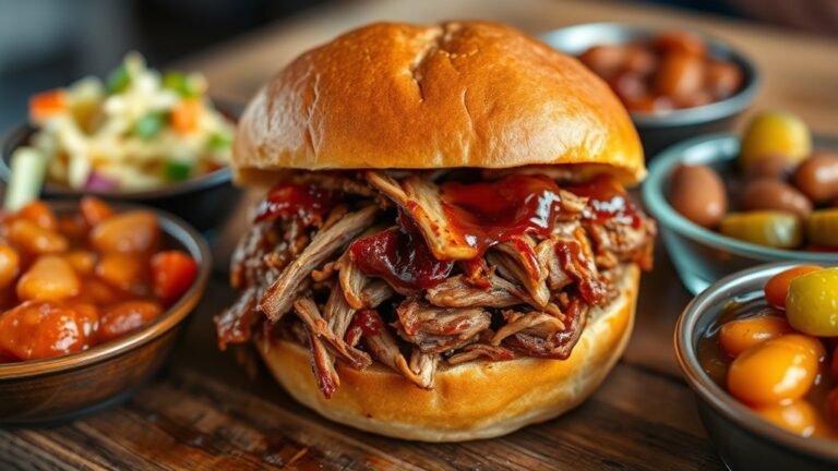 bbq sandwich calorie facts